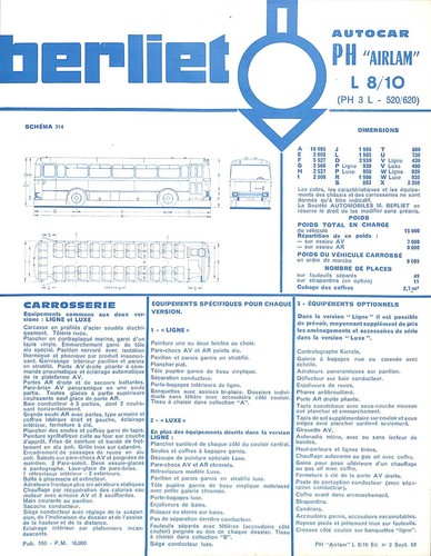 Berliet autocar airlam - /,