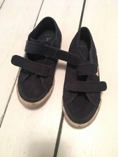 Baskets en toile bleu marine garçon fille Le Coq Sportif pointure 1,5 uk 34 eur