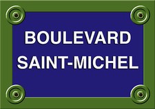 PLAQUE RUE PARIS Boulevard