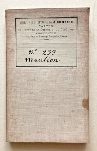 Carte état major 1860 - 1860, mauleon