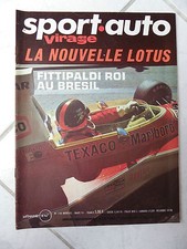 Sport Auto n°146 Fittipaldi GP du Brésil Lotus JPS/9 Matra Alpine Renault