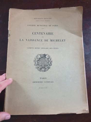 Jules michelet centenaire - jules,