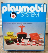 1976 Geobra Playmobil 3202 Travaux publics Accessoires Neuf