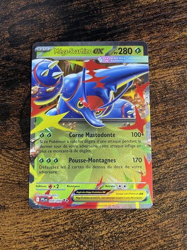 Carte pokémon méga scarhino - carte, méga-scarhino