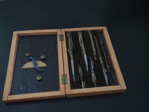 Ancien antiquité coffret - -,