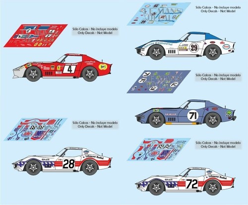 Stickers corvette mans - corvette,