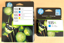 HP 4-Pack 934 Black 935 CYAN MAGENTA YELLOW 6ZC72AE Cartouche encre imprimante
