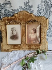ANCIEN CADRE DOUBLE PHOTO