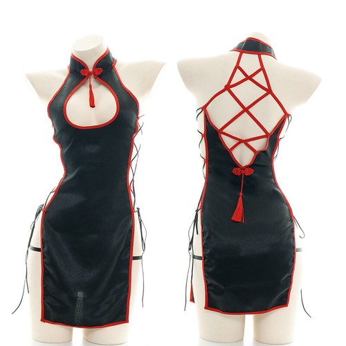 Femme haut dos - femme, qipao