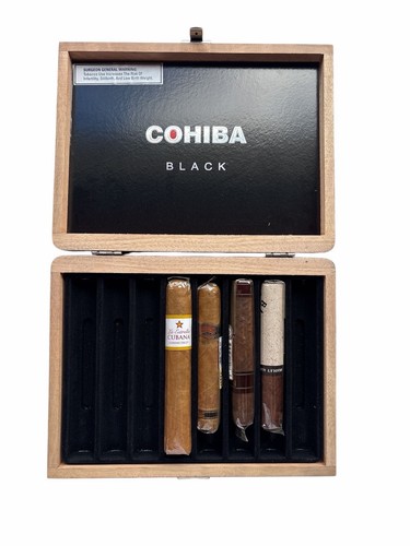 Cohiba black wooden - black, cigar