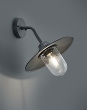 APPLIQUE D'EXTÉRIEUR BRENTA EN FONTE D'ALUMINIUM PEINTE EN ANTHRACITE AVEC DIFF