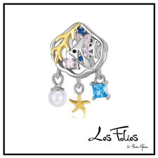 Charm Aquarium Marine en Argent 925 - Les Folies (Modèle Pandora)