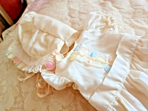 Robe poupée beguin assorti - poupée,