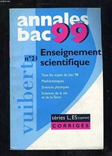 Annales 1999, enseignement