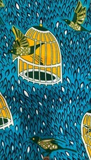 Tissu wax pagne imprimé coloré africain 6 Yards (5,48 metres) 100% Coton  