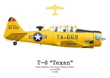 Print North American T-6G