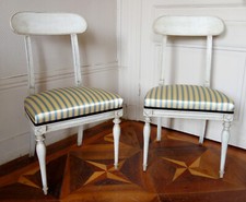 Paire de chaises à l'étrusque - époque Directoire