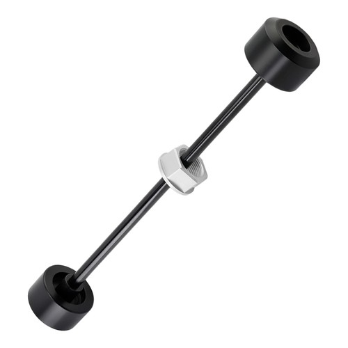 Rear wheel fork axle - axle, sliders