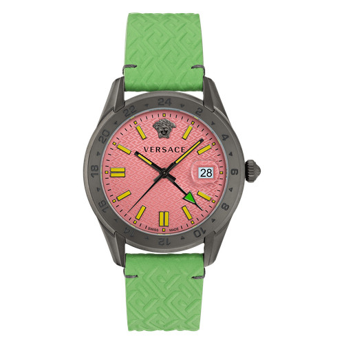 Versace montre vert analogique - montre,