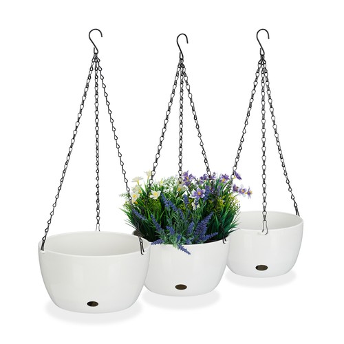 Pot fleurs suspendu 3 - pot,