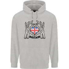 J'Aime La Grande-Bretagne Drapeau Union Jack UK Hommes Sweatshirt À Capuche