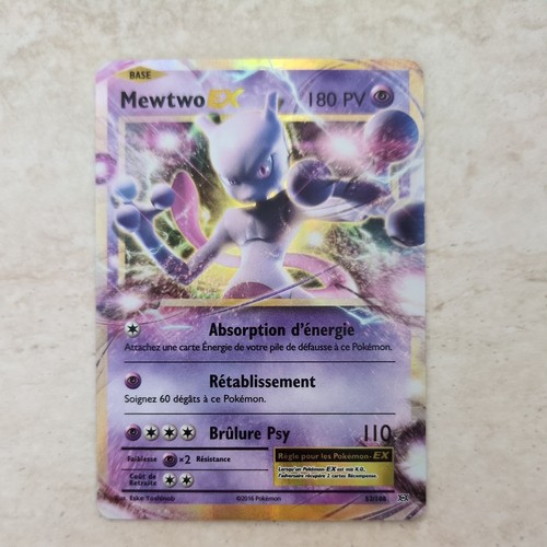 Carte pokemon mewtwo 108 - carte,