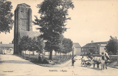 Cpa torfou eglise - cpa, l'eglise