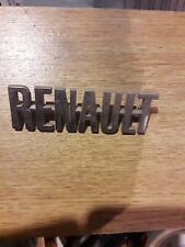 Renault 4 , R4 , R5, R6 ,Monogramme aluminium logo badge insigne sigle arrière