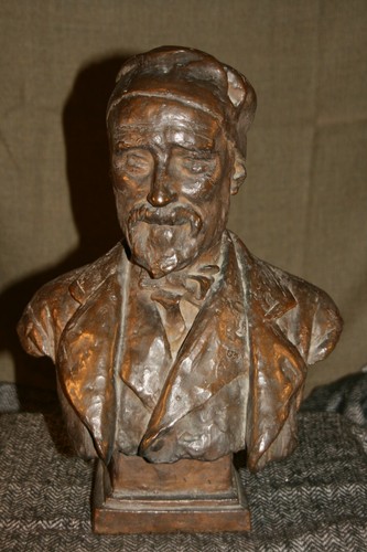 Scupture statue buste homme - statue,