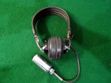ANCIEN ECOUTEUR TSF CASQUE RADIO VINTAGE WW2 TANKISTE / AVIATION SOPOS