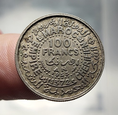 1j2 maroc 100 francs - maroc,