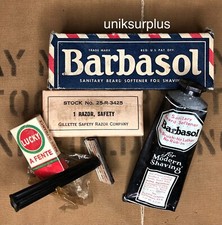 1.Rasoir Gillette + crème à