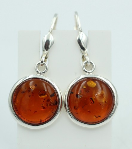 Noble ambre boucles oreilles - ambre, d'oreilles