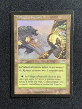Carte Magic Village arboricole Terrain capacité Edition URZA 1999 VERT OKAZ OK