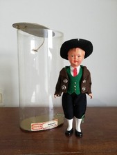Poupée folklorique régionale Steiermark Schmider celluloïd étiquette boite doll
