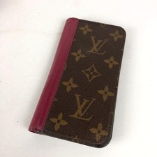 LOUIS VUITTON Louis Vuitton Monogram iPhone Case Wine