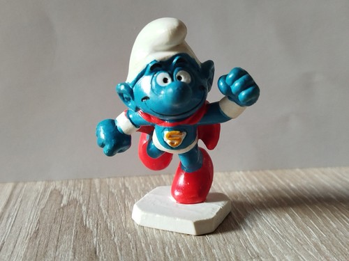 Figurine schtroumpf superman - schtroumpf,