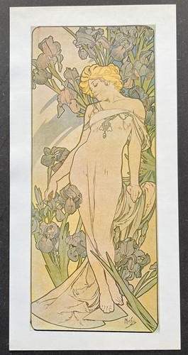 Iris par alphonse mucha - iris,
