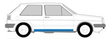 Réparation bas de caisse pour VW Golf 2 1982-1992 / Gauche = Droite (symétrique)