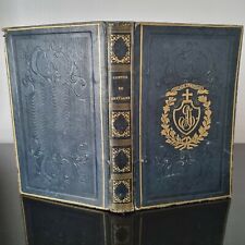 LIVRE Belle Reliure 1844 Paul Féval Contes de Bretagne French Romantic Book 