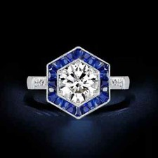 Bague de fiançailles vintage