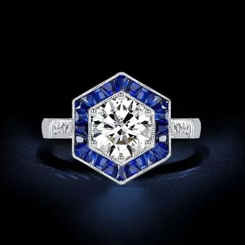 Bague fiançailles vintage - de,
