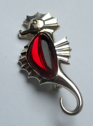 Broche hippocampe couleur
