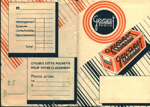 Pochette photos ancienne