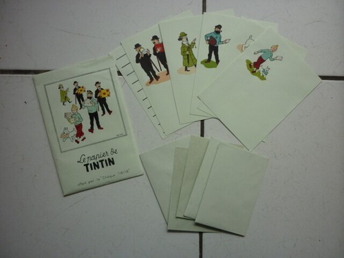 Tintin pochette papier a - de,