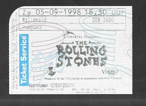 Rare ticket billet - billet, concert