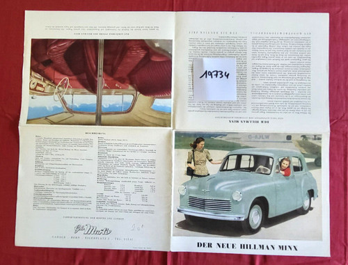 19734 hillman minx - n°19734,