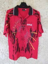 Polo JOOLA vintage rouge coton shirt tennis e table ping pong collection L