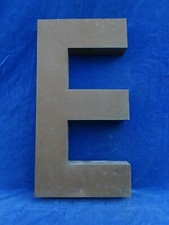 LETTRE D'ENSEIGNE VINTAGE Old sign letter - E 35 cm - LOFT INDUSTRIEL COIFFEUR