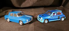 Renault R5 Turbo Bleu + Renault  R8 Gordini  -SOLIDO-1/18-Objet Neuf + Boite -B